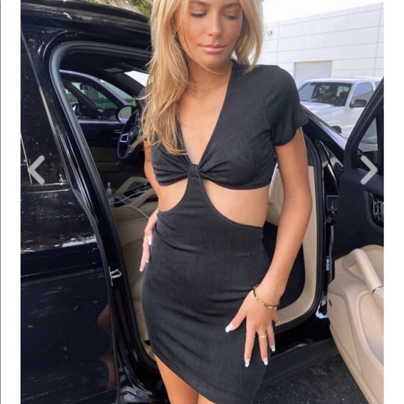 isabelle’s Cabinet Dresses & Skirts - Black Cut out Summer Dress Brand New Size Small